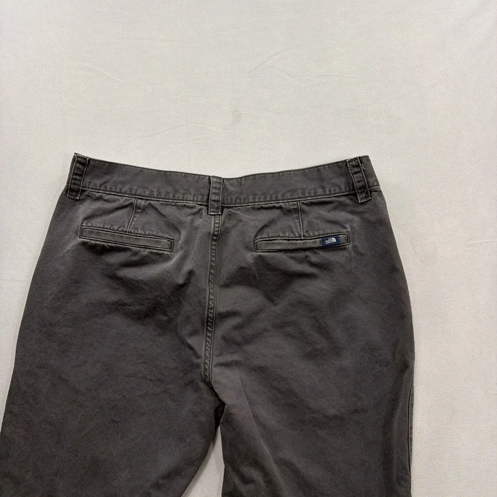 The North Face Pants Chino Straight Leg Cotton Casual Gray Mens 34 Regular